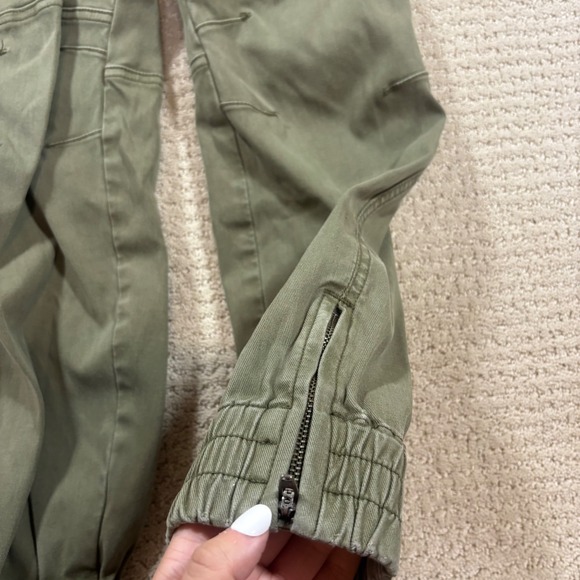 SPANX Olive Green Track Pants - Picture 3 of 12